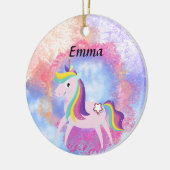 Eenhoorn Fantasy Magische Wereld Keramisch Ornament (Links)