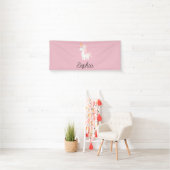 Eenhoorn, Fee, Magie – Aangepaste naam Spandoek (Insitu)