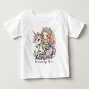 Eenhoorn Feeën Prinses Regenboog Kleuren Persoonli