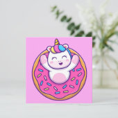 Eenhoorn Feestdagenkaart (Staand voorkant)