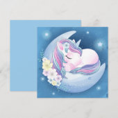 Eenhoorn Feestdagenkaart (Voorkant / Achterkant)