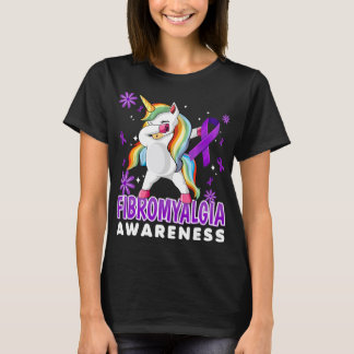 Eenhoorn Fibromyalgie - Fibro Warrior T-shirt
