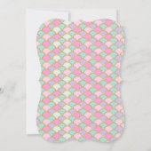 Eenhoorn & Flamingo Verjaardag Uitnodiging Magic P (Achterkant)