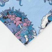 Eenhoorn Fleece Deken (Hoek)