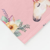 Eenhoorn Fleece Deken (Hoek)