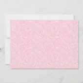 Eenhoorn Foto Eenhoorn Verjaardagsfeestje Uitnodig Kaart (Achterkant)