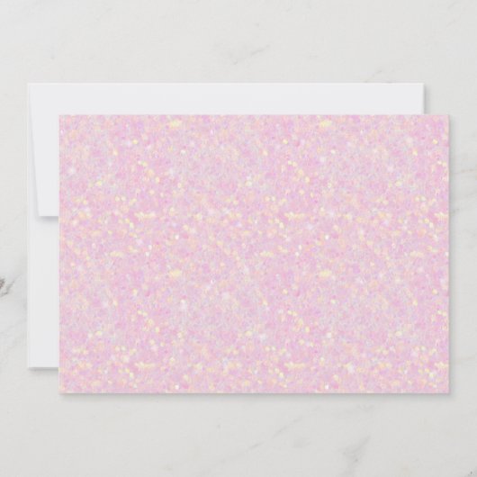 Eenhoorn Foto Eenhoorn Verjaardagsfeestje Uitnodig Kaart (Achterkant)