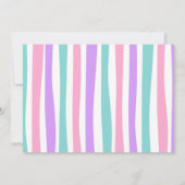 Eenhoorn foto uitnodiging (Achterkant)