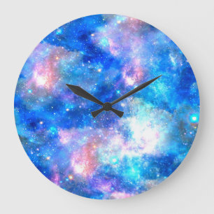 Eenhoorn Galaxy Night Sky Print Grote Klok