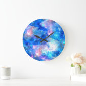 Eenhoorn Galaxy Night Sky Print Grote Klok (Huis)