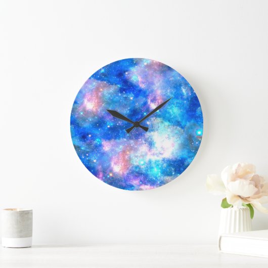 Eenhoorn Galaxy Night Sky Print Grote Klok (Huis)