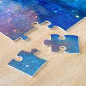 Eenhoorn Galaxy Night Sky Print Legpuzzel (Zijkant)