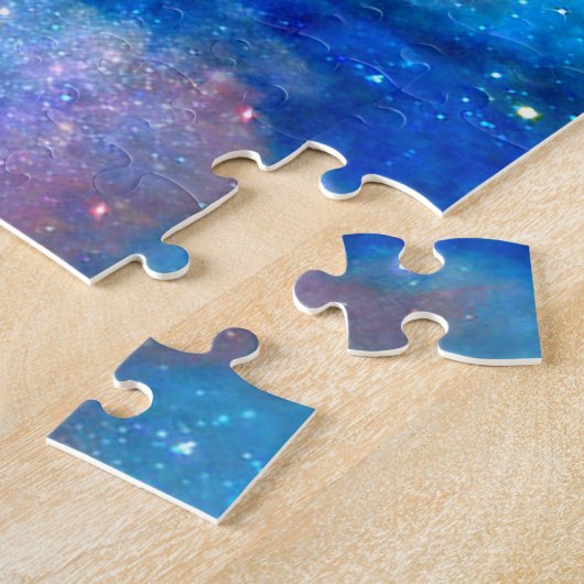 Eenhoorn Galaxy Night Sky Print Legpuzzel (Zijkant)