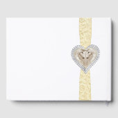 Eenhoorn Geel Kant Lint Trouw Gastboek Gastenboek (Achterkant)