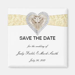 Eenhoorn Geel Kanten Bewaar De Datum Magneet