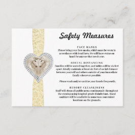 Eenhoorn Gele Kant Voorzorgsmaatregelen Informatiekaartje