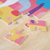 Eenhoorn gepersonaliseerde Kinderen Legpuzzel (Zijkant)