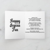 Eenhoorn Gepersonaliseerde Sobriety Milestone Kaar Kaart (Binnen)