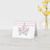 Eenhoorn Gezicht Bedankt Kaarten (Gele Bloem)