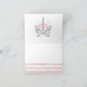 Eenhoorn gezicht dank u kaarten (Binnen)