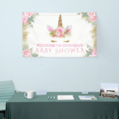 Eenhoorn Gezicht Eenhoorn Baby shower Banner (Beurs)