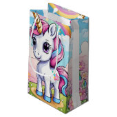 Eenhoorn Gift Bag Klein Cadeauzakje (Achterkant Gekanteld)