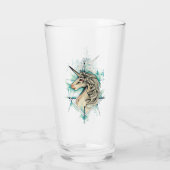 Eenhoorn Glas (Achterkant)