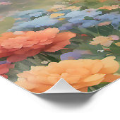 Eenhoorn Glassy Poster (Hoek)