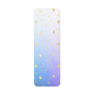 Eenhoorn glitter etiket