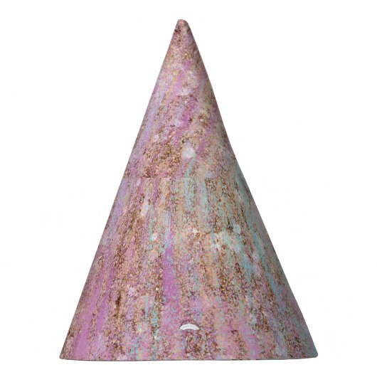 Eenhoorn Glitzy Roos Gouden Glitter Sparkle Verjaa Feesthoedjes (Rechts)