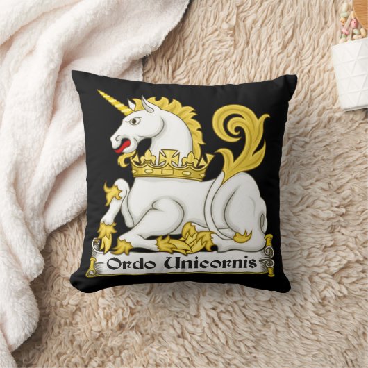 Eenhoorn Gooi Kussen 41 x 41 cm (16" x 16" (Deken)