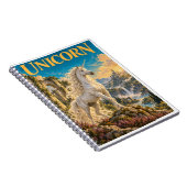 Eenhoorn, gotisch fantasymonster notitieboek (Rechterzijde)