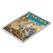 Eenhoorn, gotisch fantasymonster notitieboek (Linkerzijde)