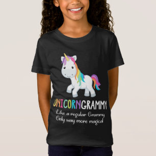 Eenhoorn Grammy Schattigee Magische Grappige Kerst T-shirt
