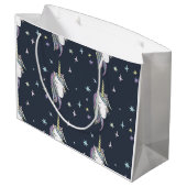 Eenhoorn Groot Cadeauzakje (Achterkant Gekanteld)