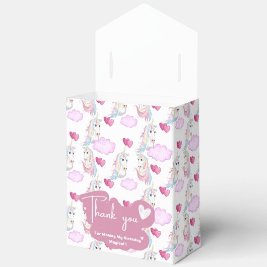 eenhoorn gunstbox bedankdoosjes (Open)