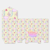 eenhoorn gunstbox bedankdoosjes (Ongevouwen)