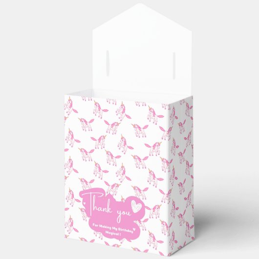 eenhoorn gunstbox bedankdoosjes (Open)