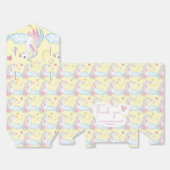 eenhoorn gunstbox bedankdoosjes (Ongevouwen)