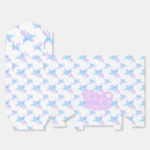 eenhoorn gunstbox bedankdoosjes (Ongevouwen)