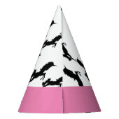 Eenhoorn Happy Birthday Roze Party Pet Feesthoedjes (Achterkant)