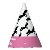 Eenhoorn Happy Birthday Roze Party Pet Feesthoedjes (Rechts)