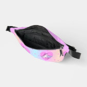 Eenhoorn Harten Fanny Pack - roze & paarse Heuptasje (Open)
