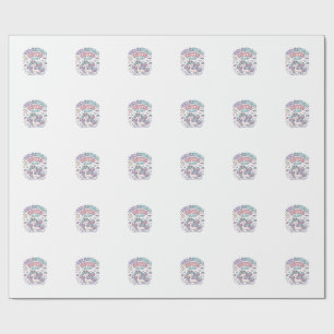 Eenhoorn Hemels Mutsy Club Retro Stijl Product G Cadeaupapier