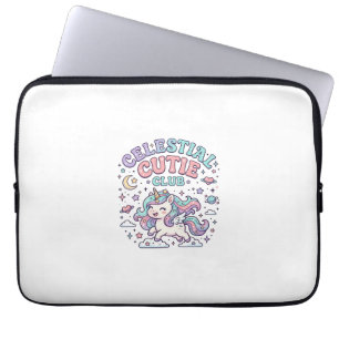 Eenhoorn Hemels Mutsy Club Retro Stijl Product G Laptop Sleeve