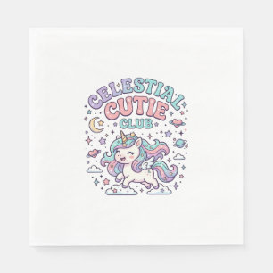 Eenhoorn Hemels Mutsy Club Retro Stijl Product G Servet