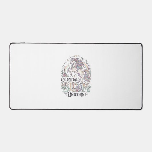 Eenhoorn Hemelse Bloei Eenhoorn Premium Vector Typ Bureaumat (Voorkant)