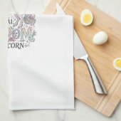 Eenhoorn Hemelse Bloei Eenhoorn Premium Vector Typ Theedoek (Quarter Fold)