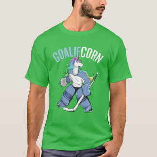 Eenhoorn Hockey Speler Goalie Goaliecorn Pun Sport T-shirt
