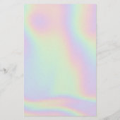 Eenhoorn holografisch briefpapier (Achterkant)